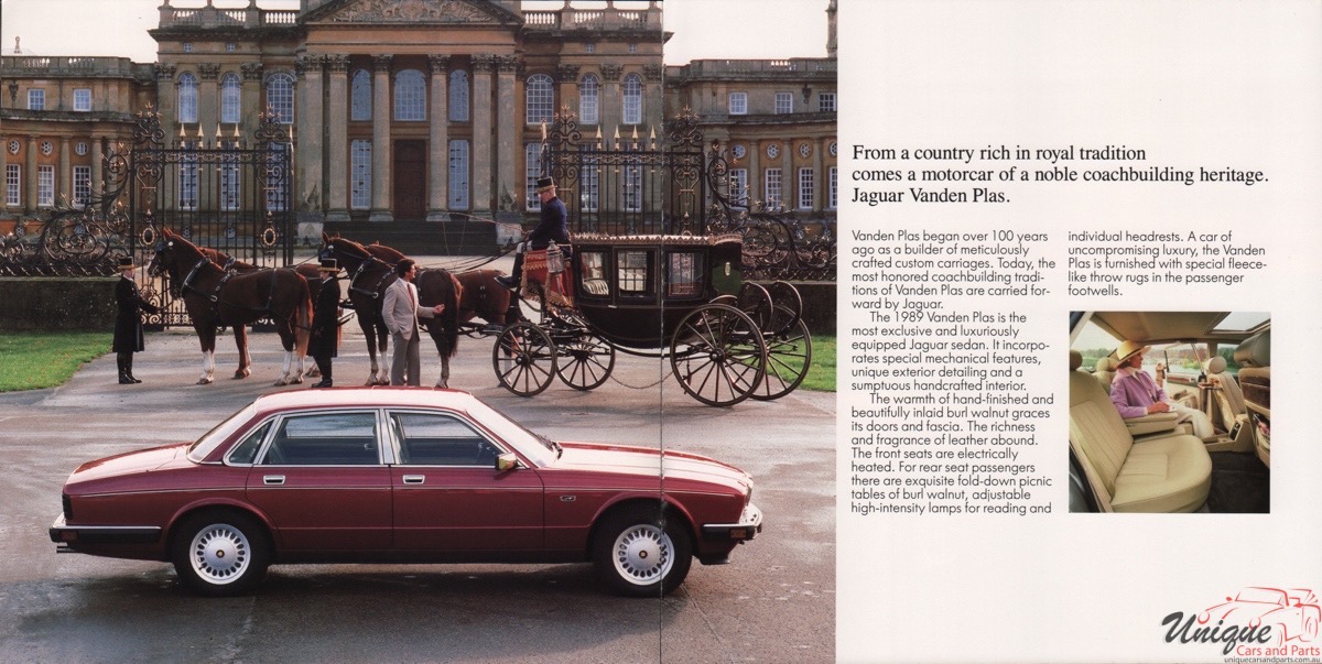 1989 Jaguar Model Lineup Brochure Page 3